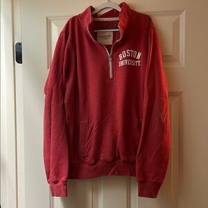 Boston University quarter zip